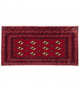 Персидский ковер ручной работы туркменский Код 705491 - 88 × 43