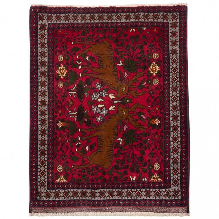 Tapis persan Baluch fait main Réf ID 705473 - 68 × 85