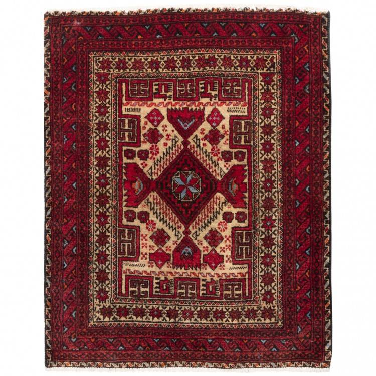 Tapis persan Baluch fait main Réf ID 705475 - 63 × 80