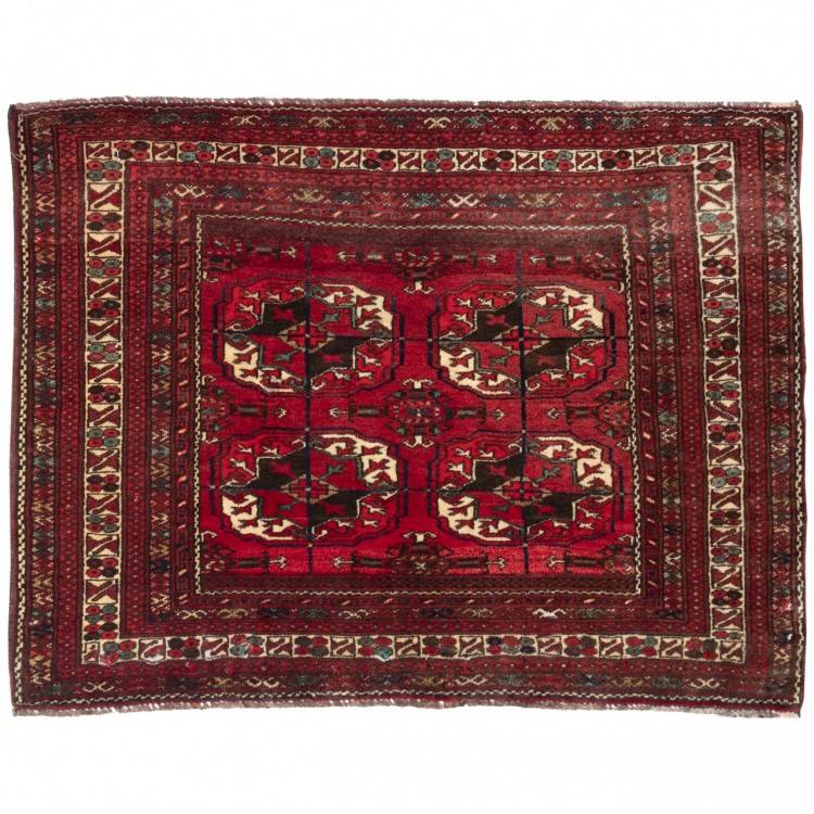 Tapis persan Turkmène fait main Réf ID 705476 - 77 × 58