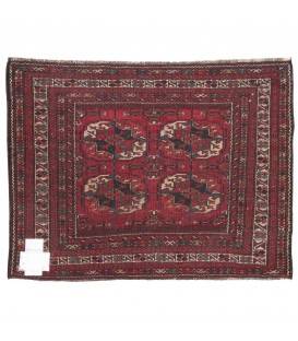 فرش دستباف قدیمی نیم متری ترکمن کد 705476