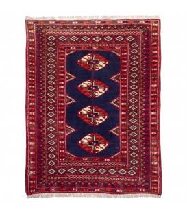 Handgeknüpfter Turkmenen Teppich. Ziffer 705477