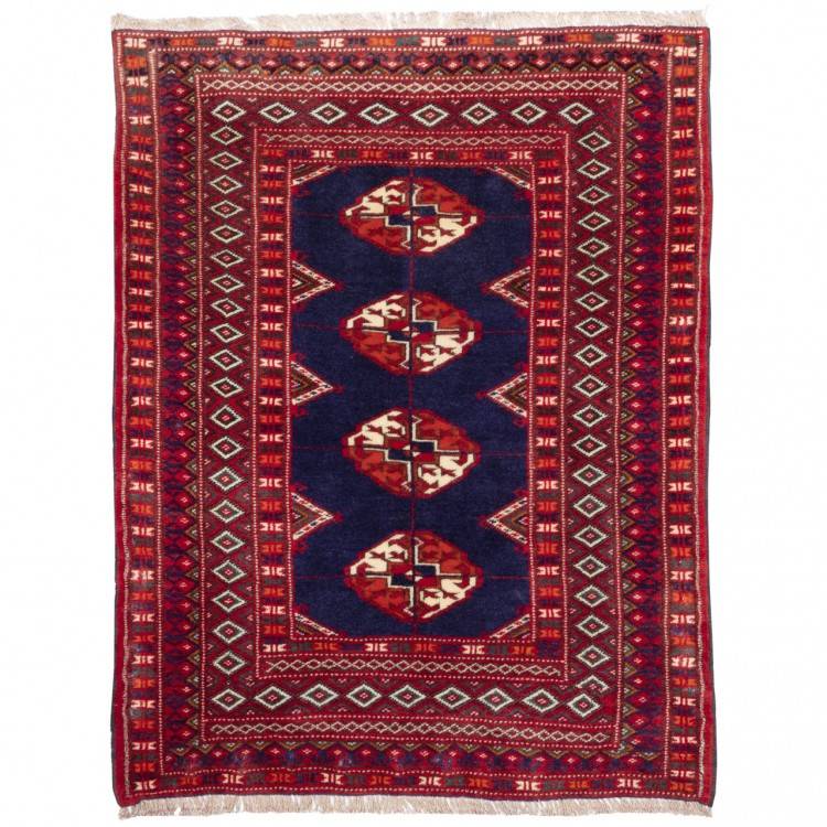 Tapis persan Turkmène fait main Réf ID 705477 - 64 × 83