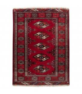 Handgeknüpfter Turkmenen Teppich. Ziffer 705481