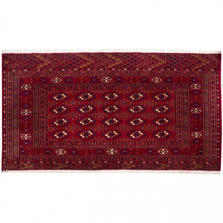 Tapis persan Turkmène fait main Réf ID 705486 - 140 × 73