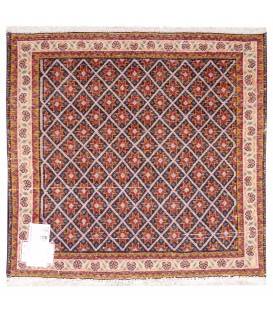 فرش دستباف قدیمی نیم متری قشقایی کد 705406