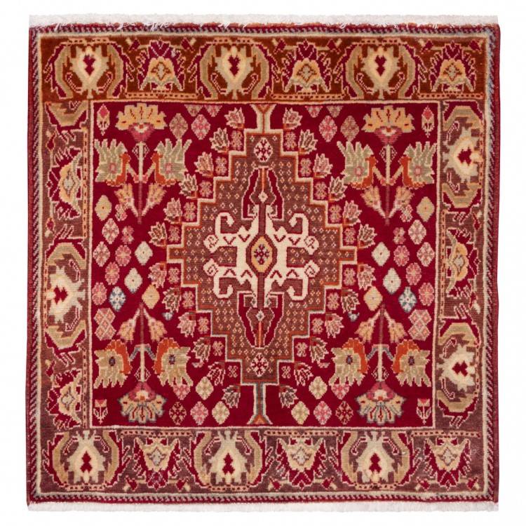 Tapis persan Qashqai fait main Réf ID 705405 - 60 × 60