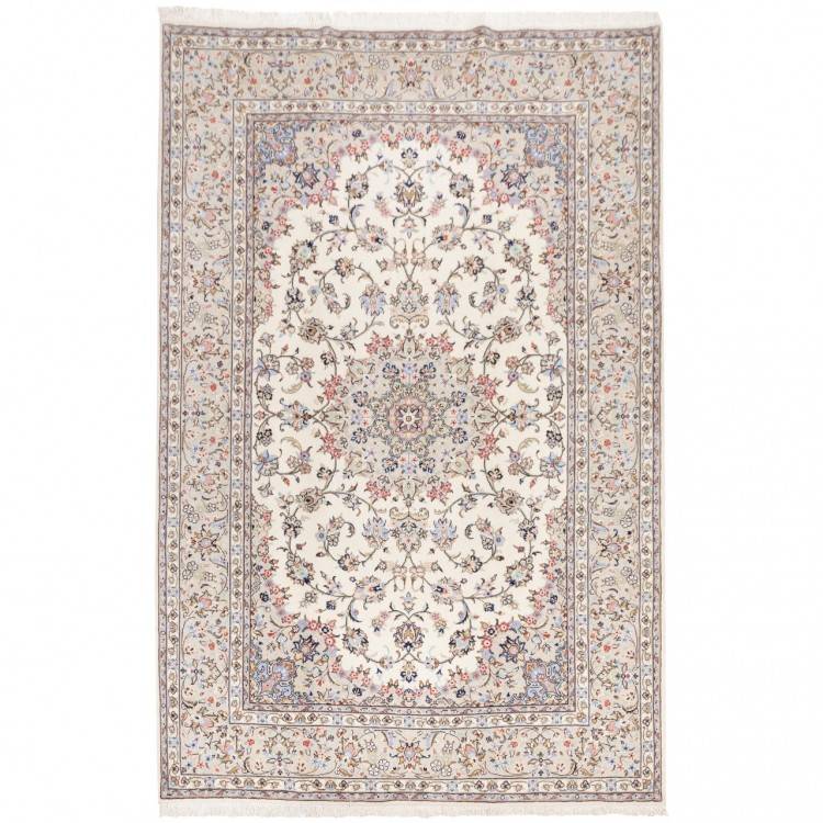 Tappeto persiano Yazd annodato a mano codice 152537 - 198 × 304