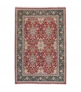 Tapis persan Yazd fait main Réf ID 152551 - 204 × 306