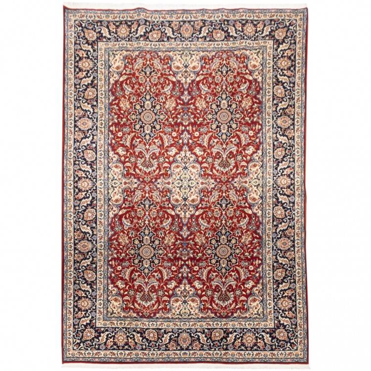 Tapis persan Yazd fait main Réf ID 152553 - 207 × 300