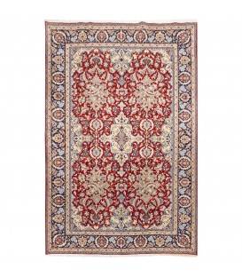 Tappeto persiano Yazd annodato a mano codice 152554 - 197 × 300