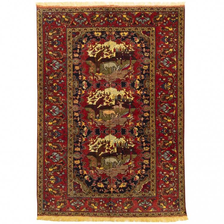 Tapis persan Quchan fait main Réf ID 152579 - 123 × 176