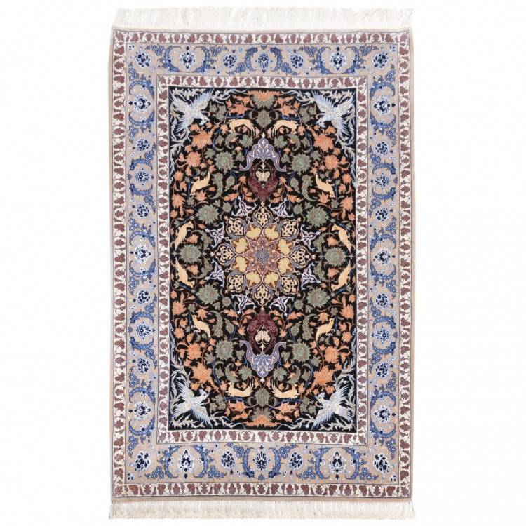 Tapis persan Ispahan fait main Réf ID 152583 - 114 × 172