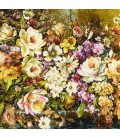 イランの手作り絵画絨毯 タブリーズ 番号 903460