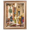 Tappeto persiano Tabriz a disegno pittorico codice 903502