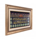تابلو فرش دستباف و ان یکاد و چهارده معصوم کد 901478