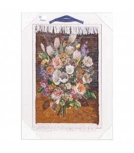 Tableau tapis persan Tabriz fait main Réf ID 903517