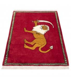イランの手作りカーペット トークフーンチェ 番号 152522 - 81 × 117