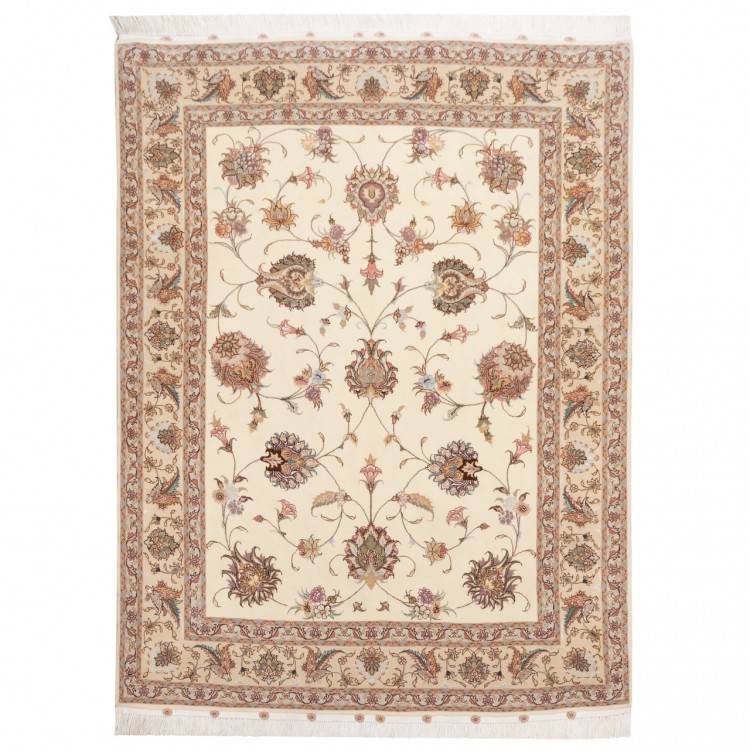 Tapis persan Tabriz fait main Réf ID 152602 - 158 × 200