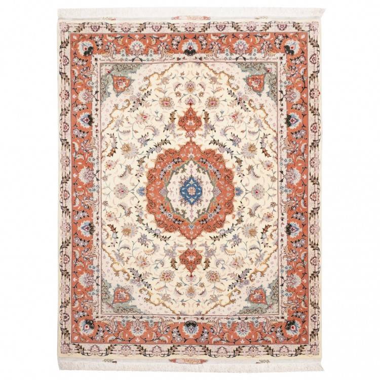 Tapis persan Tabriz fait main Réf ID 152610 - 155 × 200