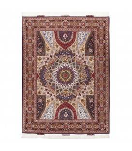 Tapis persan Tabriz fait main Réf ID 152611 - 153 × 208