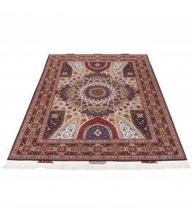 Tapis persan Tabriz fait main Réf ID 152611 - 153 × 208