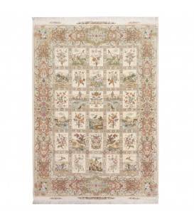 Tapis persan Tabriz fait main Réf ID 152617 - 152 × 210