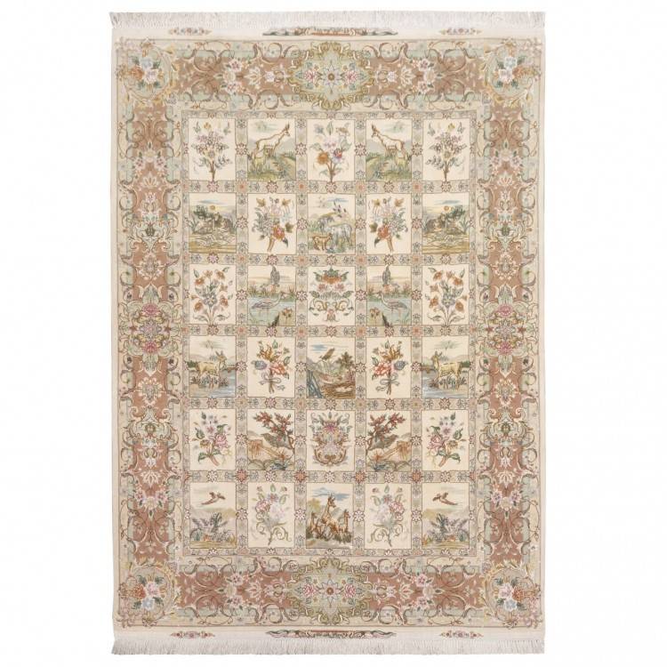 Tapis persan Tabriz fait main Réf ID 152617 - 152 × 210