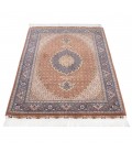 Tappeto persiano Tabriz annodato a mano codice 152623 - 105 × 145