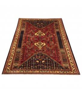 Tapis persan Shiraz fait main Réf ID 131007 - 220 × 302