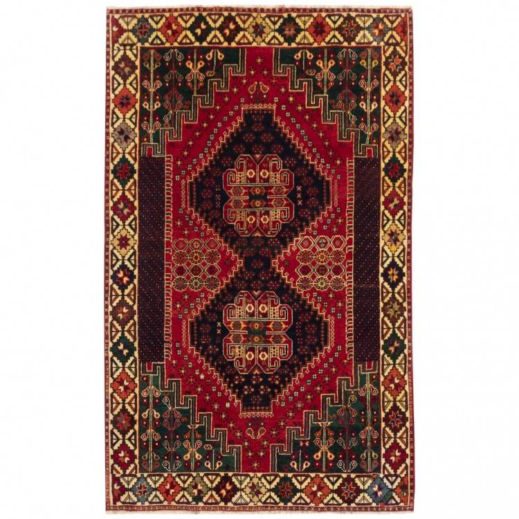 Tapis persan Fars fait main Réf ID 131029 - 132 × 219