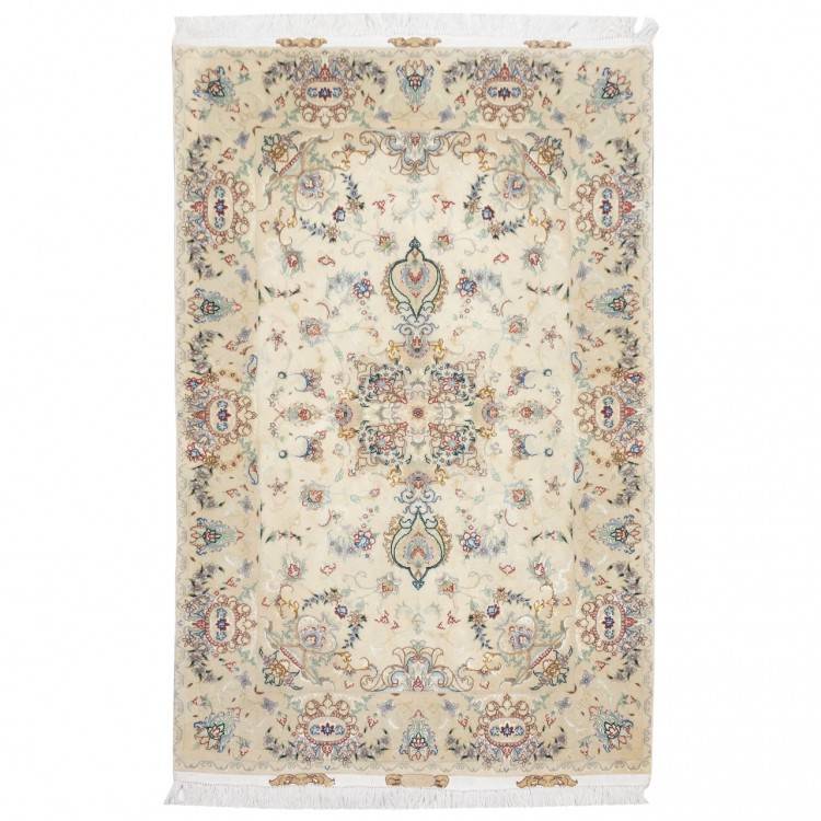 Tappeto persiano Tabriz annodato a mano codice 152639 - 100 × 152