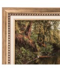 تابلو فرش دستباف منظره برکه کد 901497