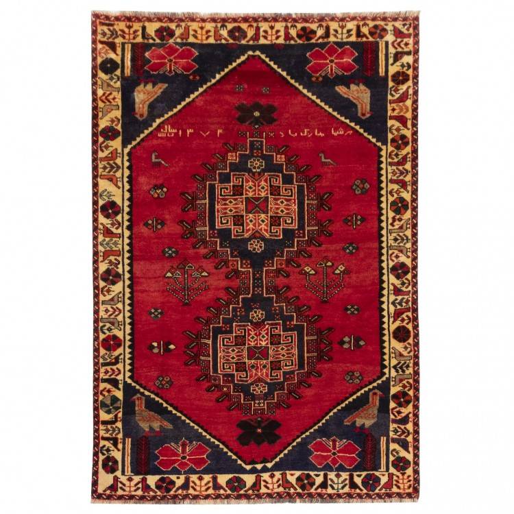 Tapis persan Fars fait main Réf ID 131063 - 163 × 246