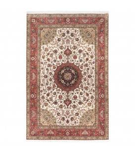 Tapis persan Tabriz fait main Réf ID 152646 - 202 × 310