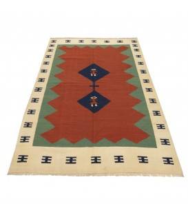 El Dokuma Kilim Fars 171978 - 153 × 232