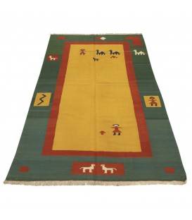 El Dokuma Kilim Fars 171980 - 156 × 251