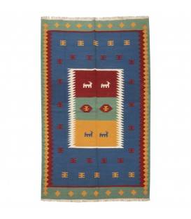 El Dokuma Kilim Fars 171982 - 155 × 249