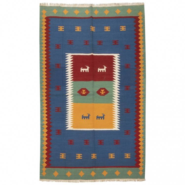 El Dokuma Kilim Fars 171982 - 155 × 249