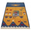 El Dokuma Kilim Fars 171981 - 156 × 245