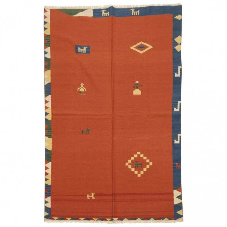 Kilim persan Fars fait main Réf ID 171983 - 151 × 230