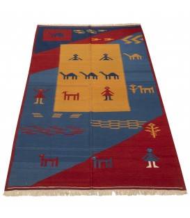 El Dokuma Kilim Fars 171986 - 152 × 239