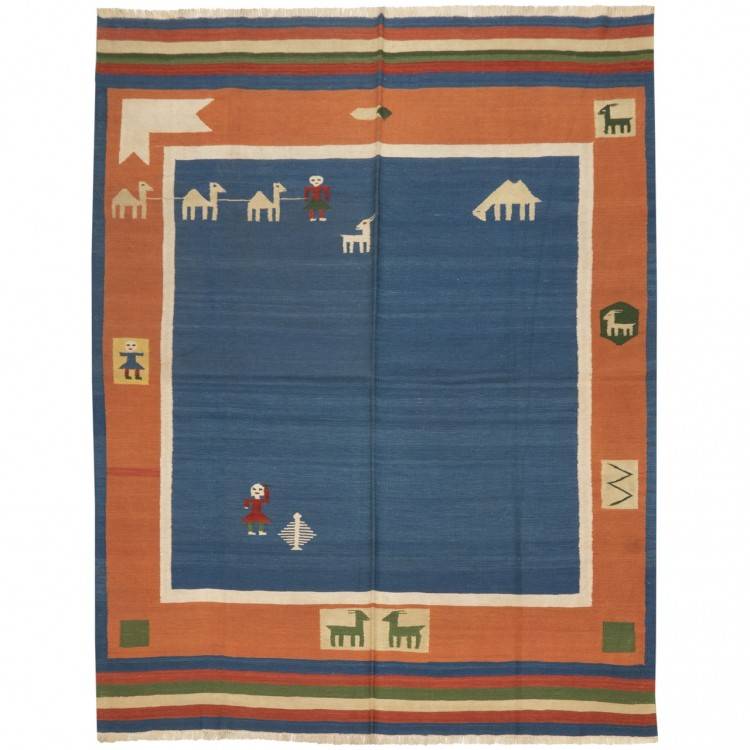 El Dokuma Kilim Fars 171974 - 197 × 244