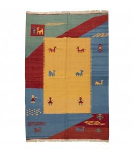 El Dokuma Kilim Fars 171988 - 158 × 238