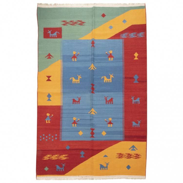 Kilim persan Fars fait main Réf ID 171994 - 154 × 243