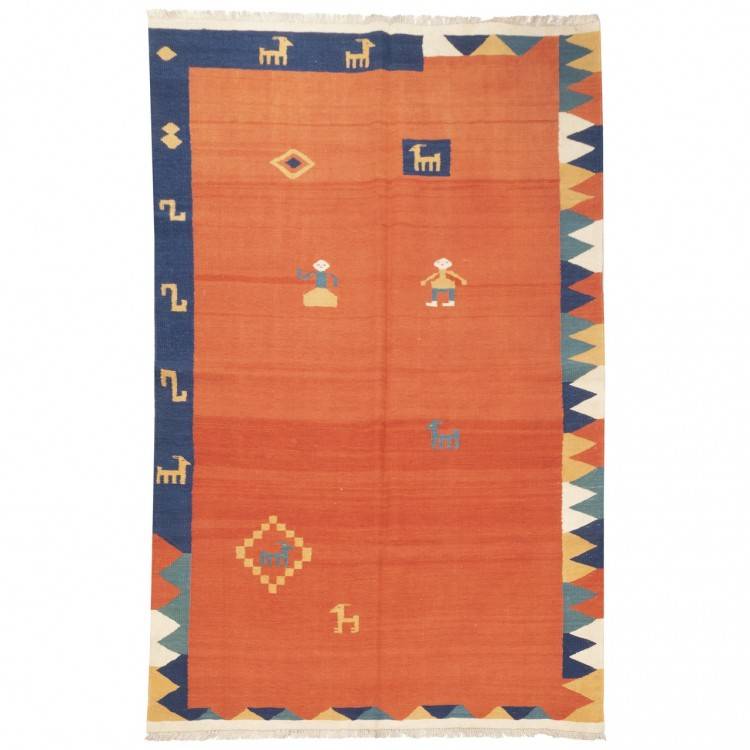 El Dokuma Kilim Fars 171996 - 158 × 250