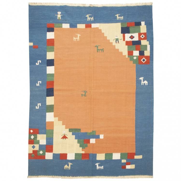 El Dokuma Kilim Fars 172201 - 174 × 239