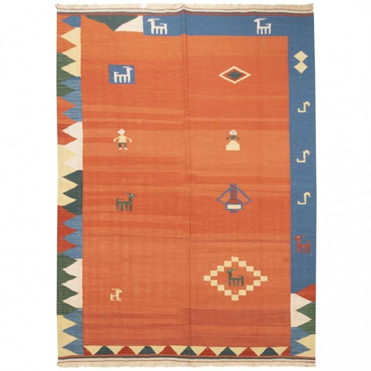 El Dokuma Kilim Fars 172203 - 167 × 230