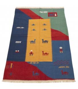 Kilim persan Fars fait main Réf ID 172204 - 165 × 234