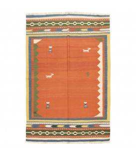 El Dokuma Kilim Fars 172209 - 162 × 242